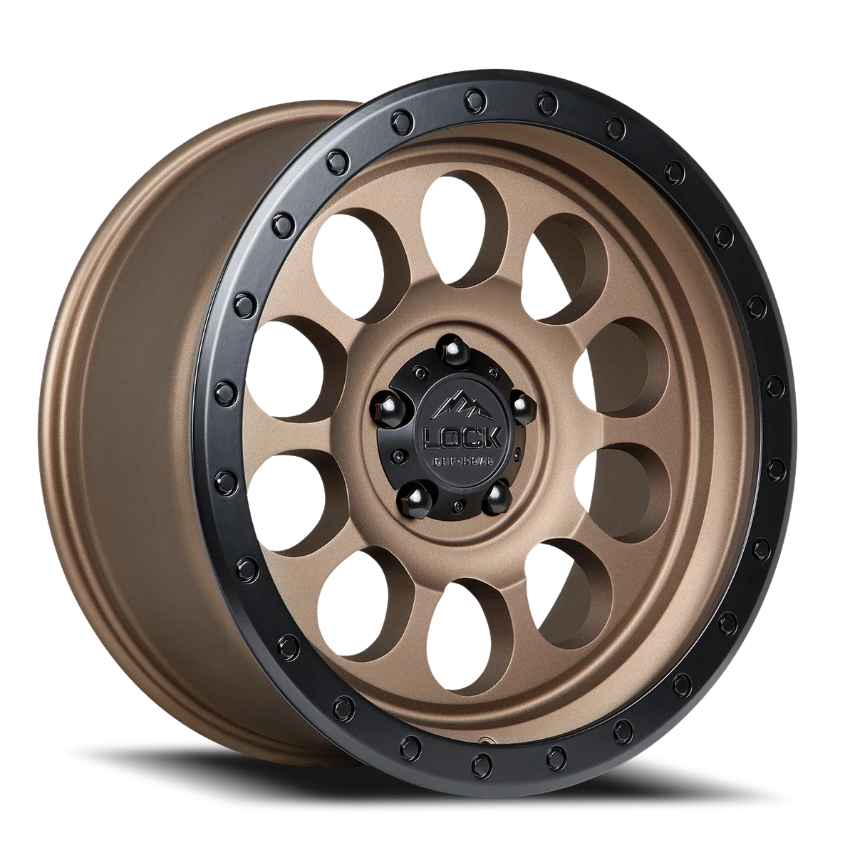 Lock Offroad 50CAL DBRZ 17x9 +0 6x139.7mm 106.2mm Matte