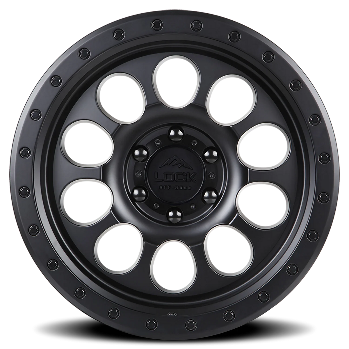 Lock Offroad 50CAL MB 20x9 +0 5x127mm 71.6mm Matte