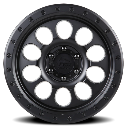 Lock Offroad 50CAL MB 17x9 -12 6x139.7mm 106.2mm Matte