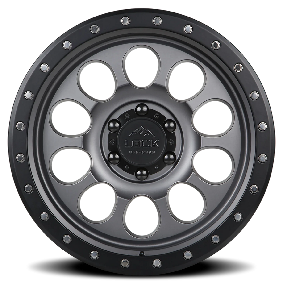 Lock Offroad 50CAL MG 17x9 +0 5x127mm 71.6mm Matte