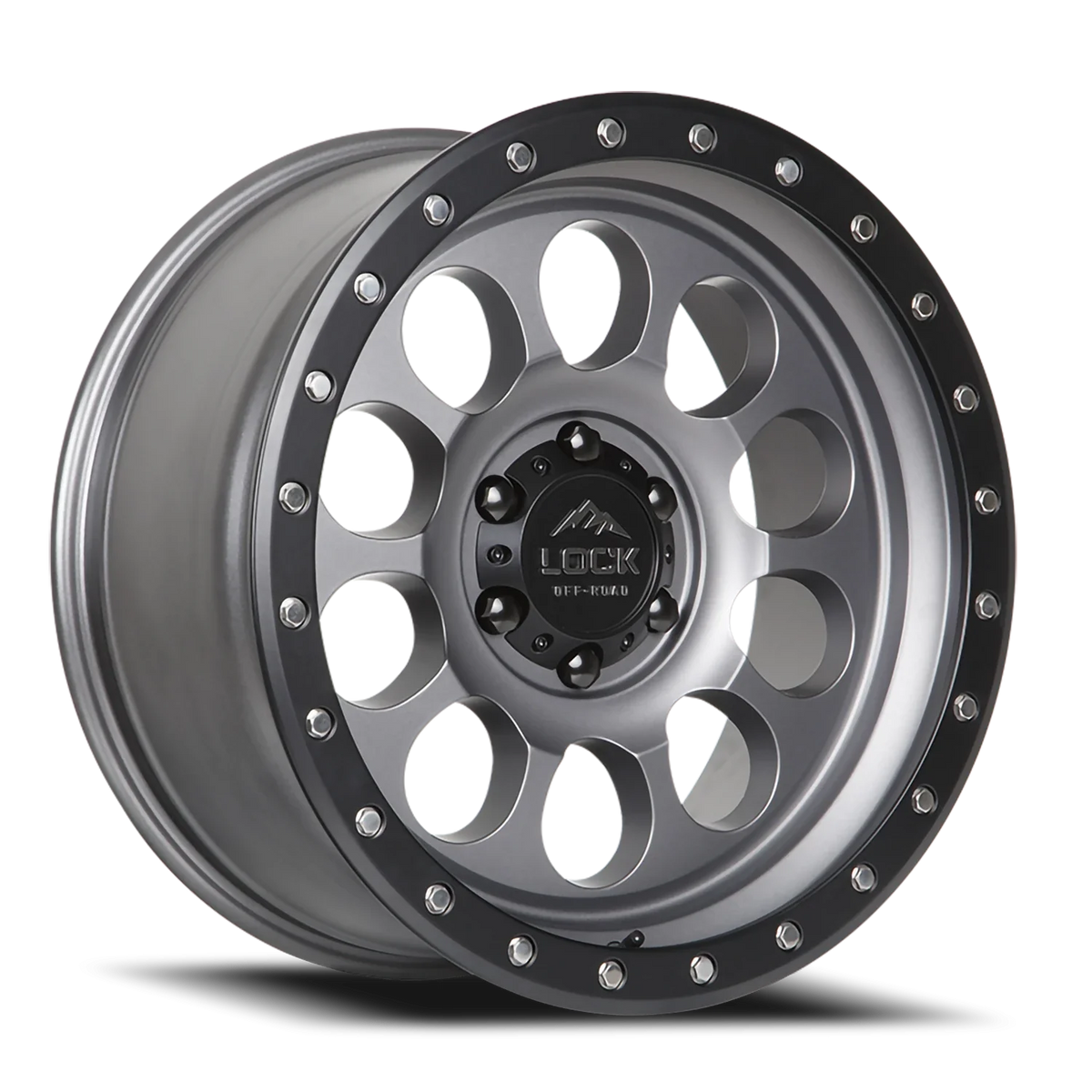 Lock Offroad 50CAL MG 17x9 +0 6x135mm 87.1mm Matte
