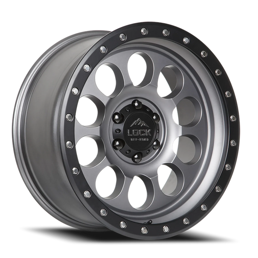 Lock Offroad 50CAL MG 17x9 +0 6x135mm 87.1mm Matte