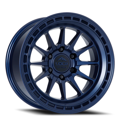 Lock Offroad Baja BLU 17x9 +0 5x127mm 71.5mm Matte