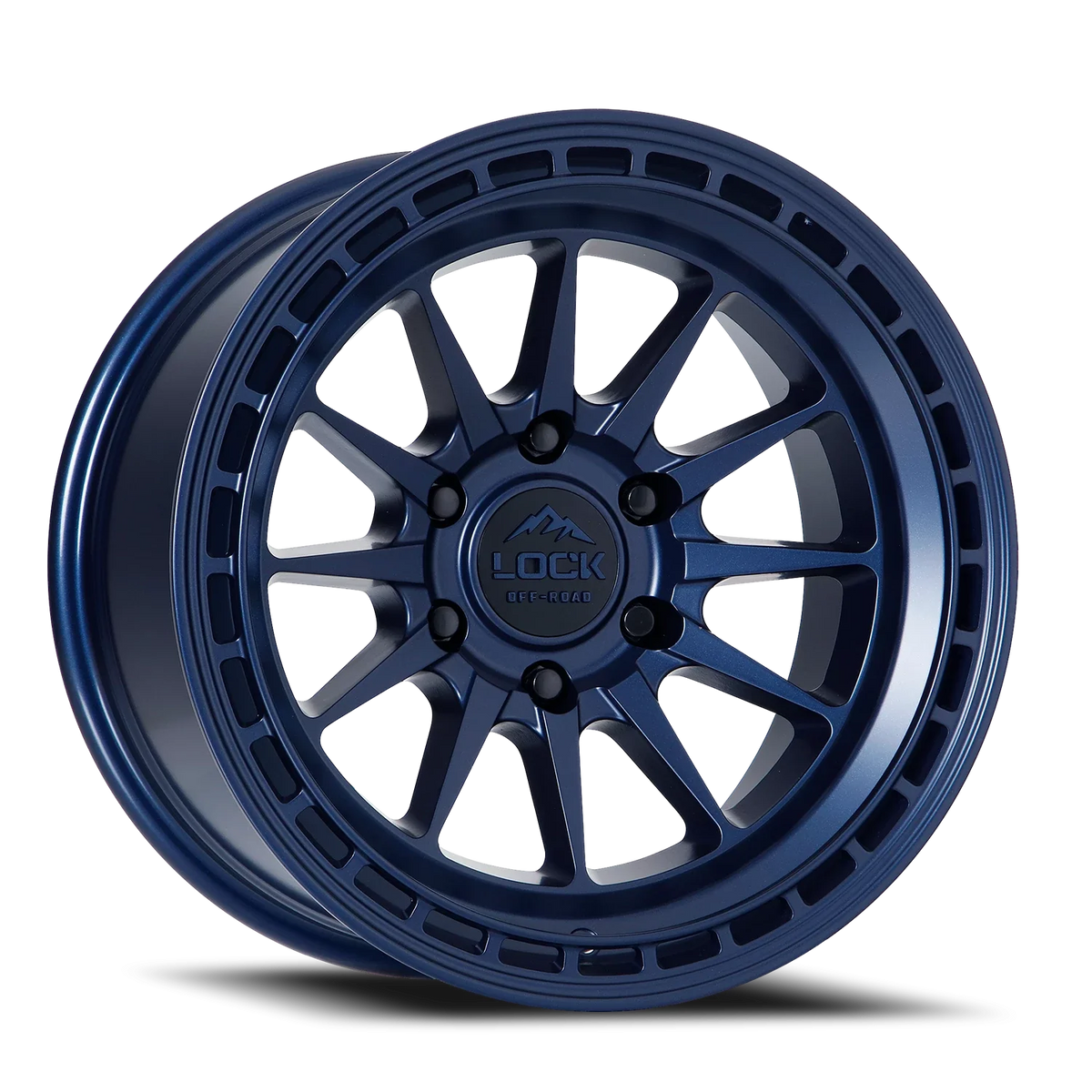 Lock Offroad Baja BLU 17x9 +12 5x127mm 71.5mm Matte