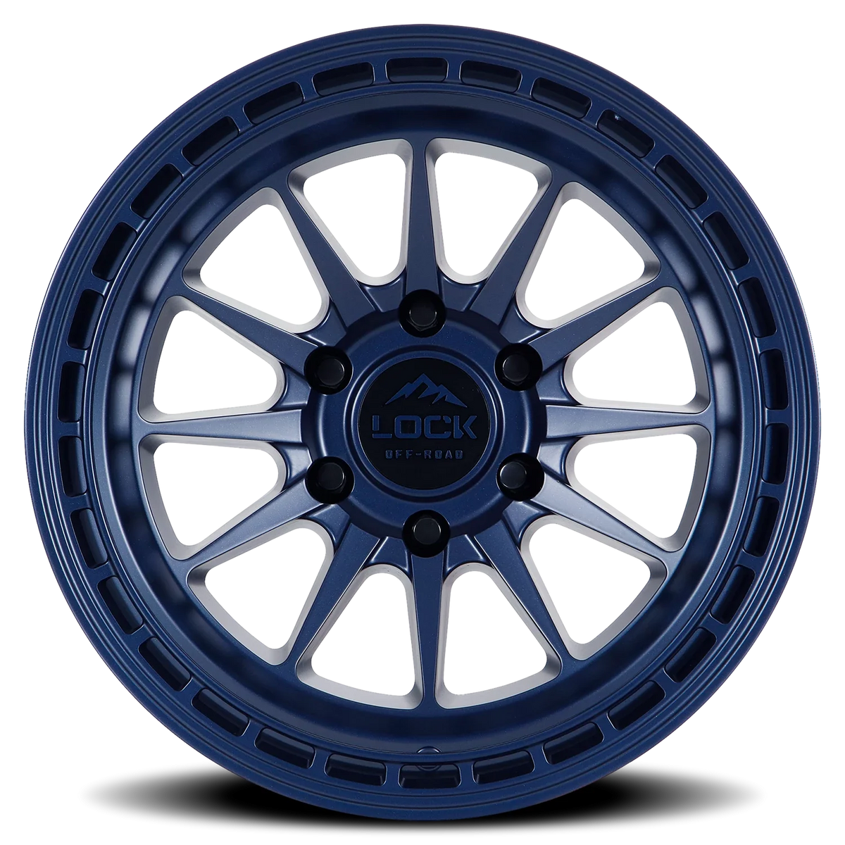 Lock Offroad Baja BLU 17x9 +0 5x127mm 71.5mm Matte