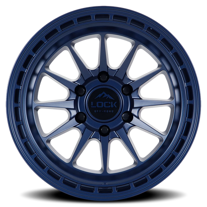 Lock Offroad Baja BLU 17x9 +0 5x127mm 71.5mm Matte