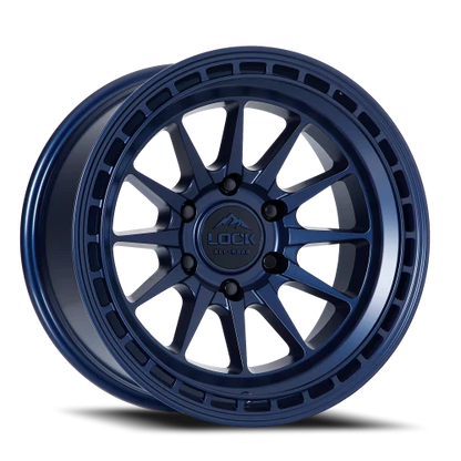 Lock Offroad Baja BLU 17x9 +12 6x139.7mm 106.2mm Matte