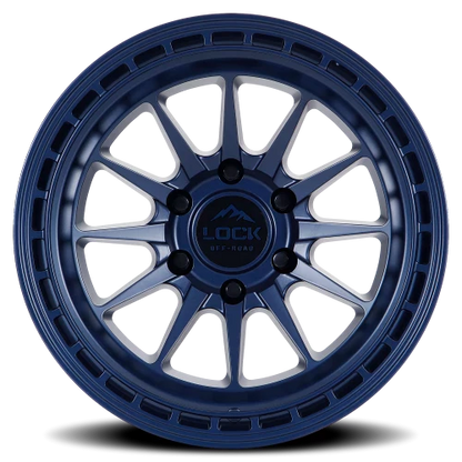 Lock Offroad Baja BLU 17x9 +12 6x135mm 87.1mm Matte