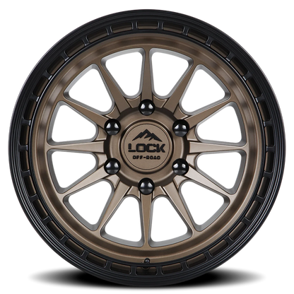 Lock Offroad Baja DBRZ 17x8 +38 6x130mm 84.1mm Matte