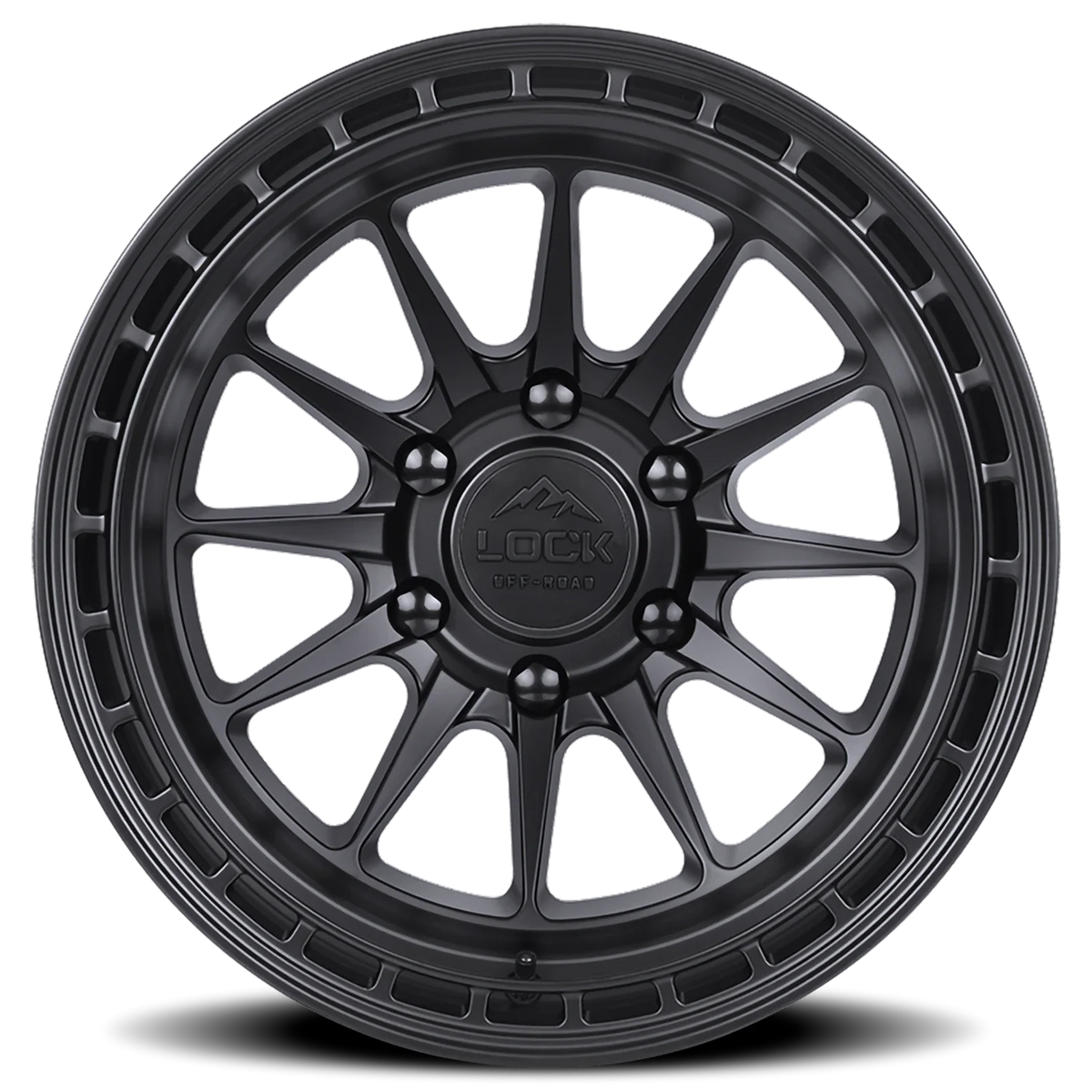 Lock Offroad Baja MB 17x8 +38 6x130mm 84.1mm Matte
