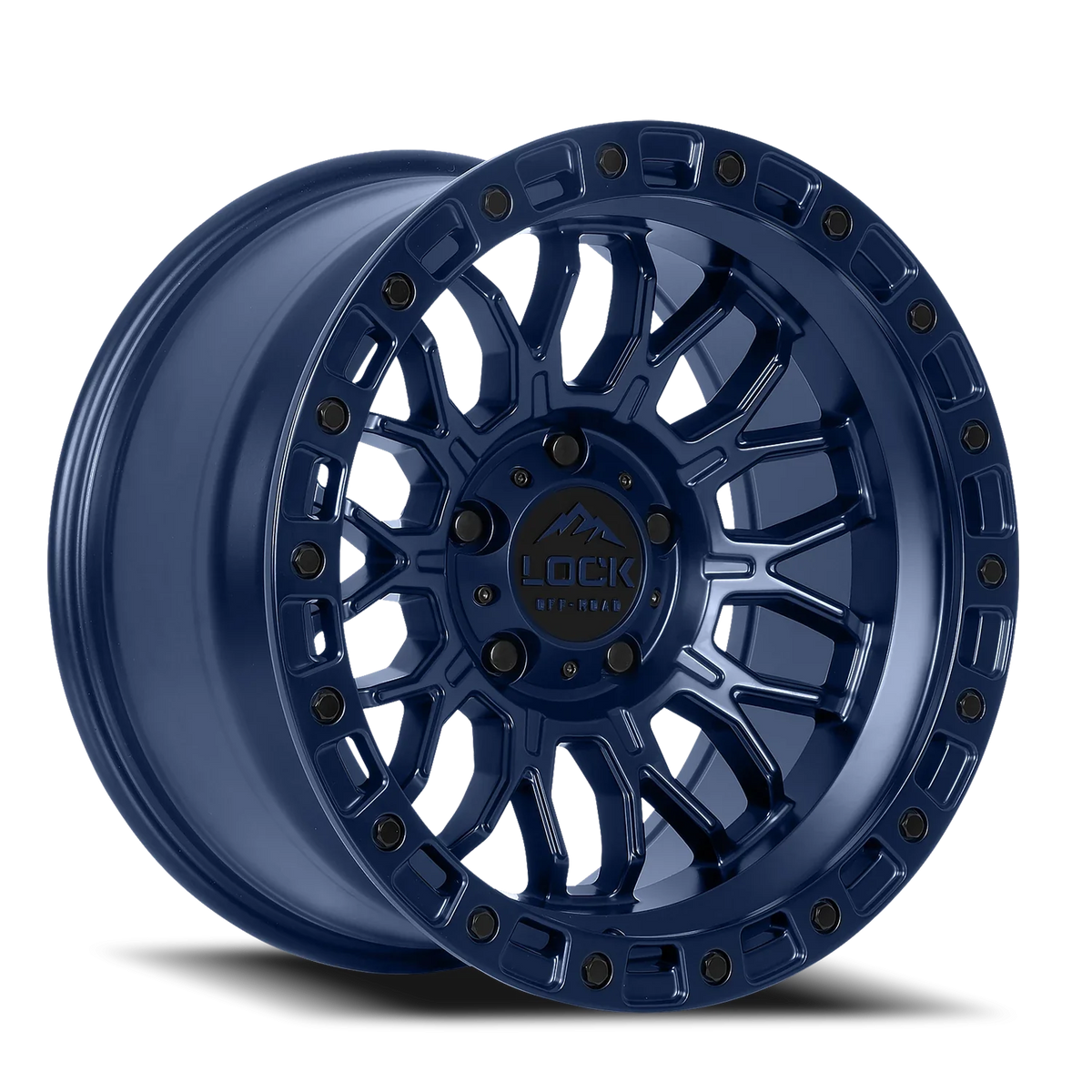 Lock Offroad Combat BLU 20x10 +18 5x127mm 71.5mm Matte