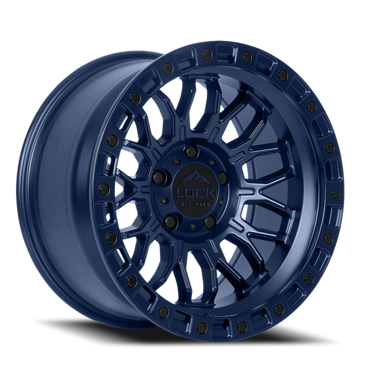 Lock Offroad Combat BLU 20x10 +18 5x127mm 71.5mm Matte