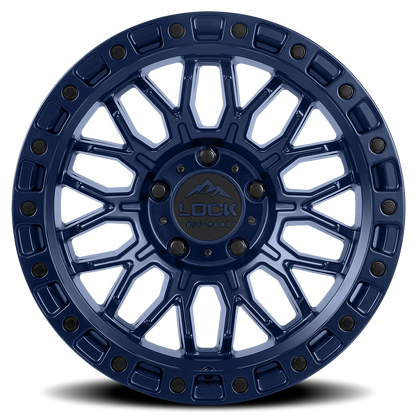 Lock Offroad Combat BLU 20x10 +18 8x180mm 124.3mm Matte