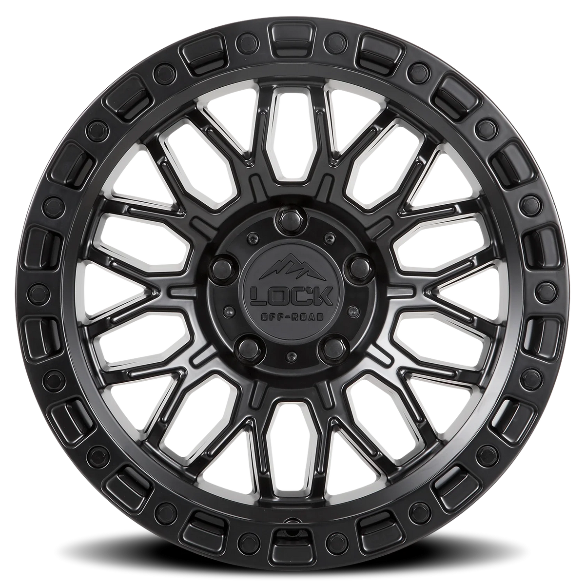 Lock Offroad Combat MB 17x9 +1 6x135mm 87.1mm Matte