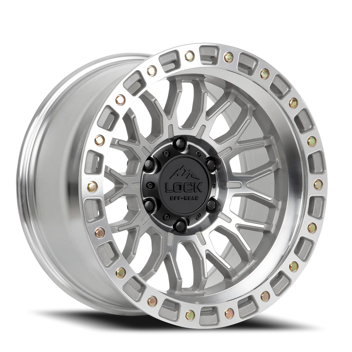 Lock Offroad Combat MC 17x9 +1 6x139.7mm 106.2mm Machined