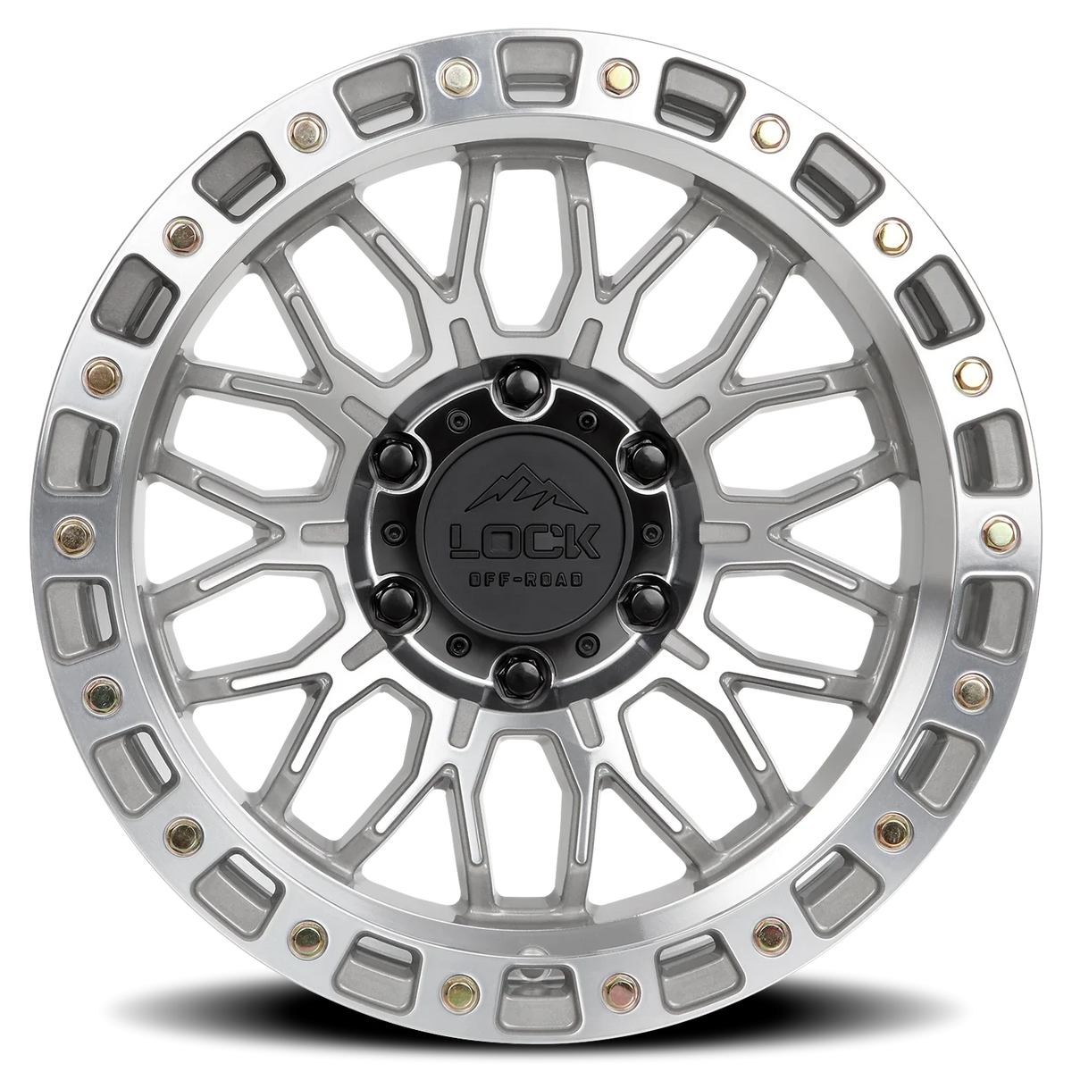 Lock Offroad Combat MC 20x9 +0 6x139.7mm 106.2mm Machined