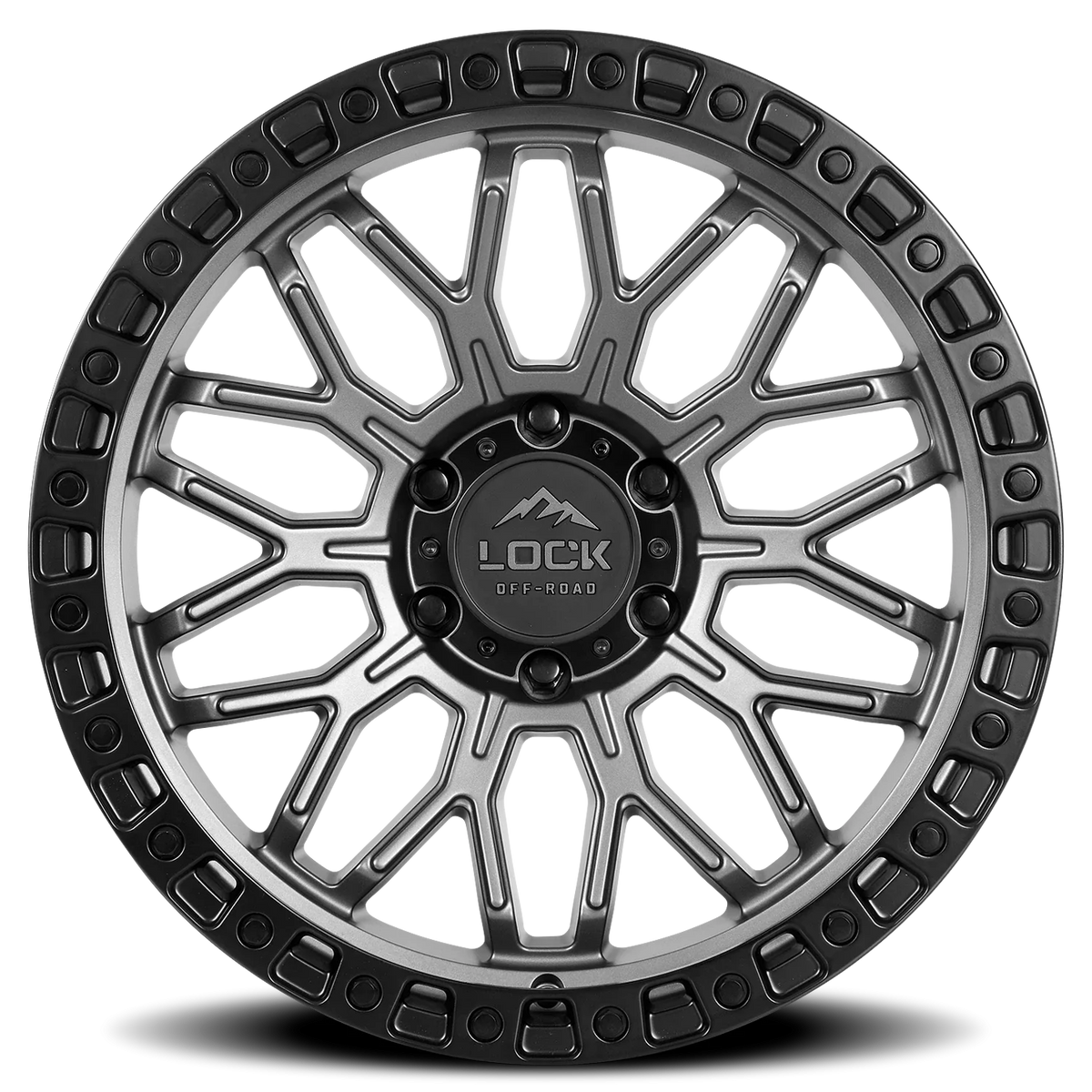 Lock Offroad Combat MG 20x10 +18 6x139.7mm 106.2mm Matte