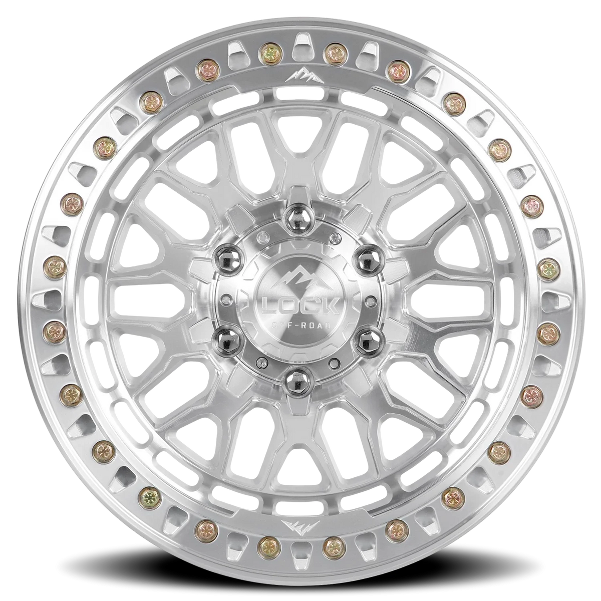 Lock Offroad Invader Beadlock MC 17x9 +12 6x139.7mm 106.2mm Machined