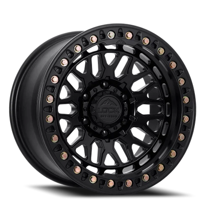 Lock Offroad Invader Forged Beadlock MB 17x9 +12 6x139.7mm 78.1mm Matte