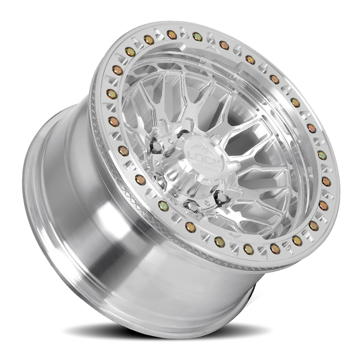 Lock Offroad Invader Forged Beadlock MC 17x9 +12 8x165.1mm 125.2mm Machined
