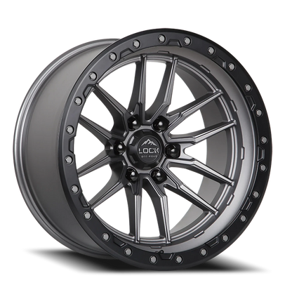 Lock Offroad Krawler MG 17x9 +1 6x135mm 87.1mm Matte