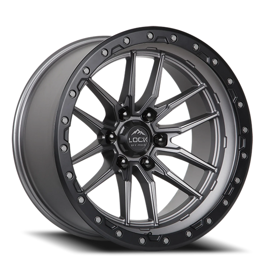 Lock Offroad Krawler MG 22x10 -18 6x135mm 87.1mm Matte