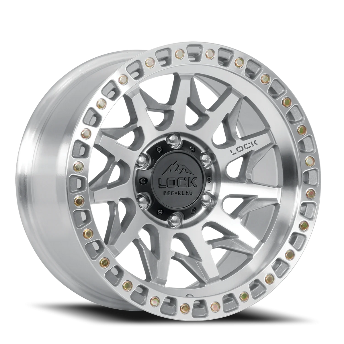 Lock Offroad Lunatic MC 17x9 -12 6x139.7mm 106.2mm Machined
