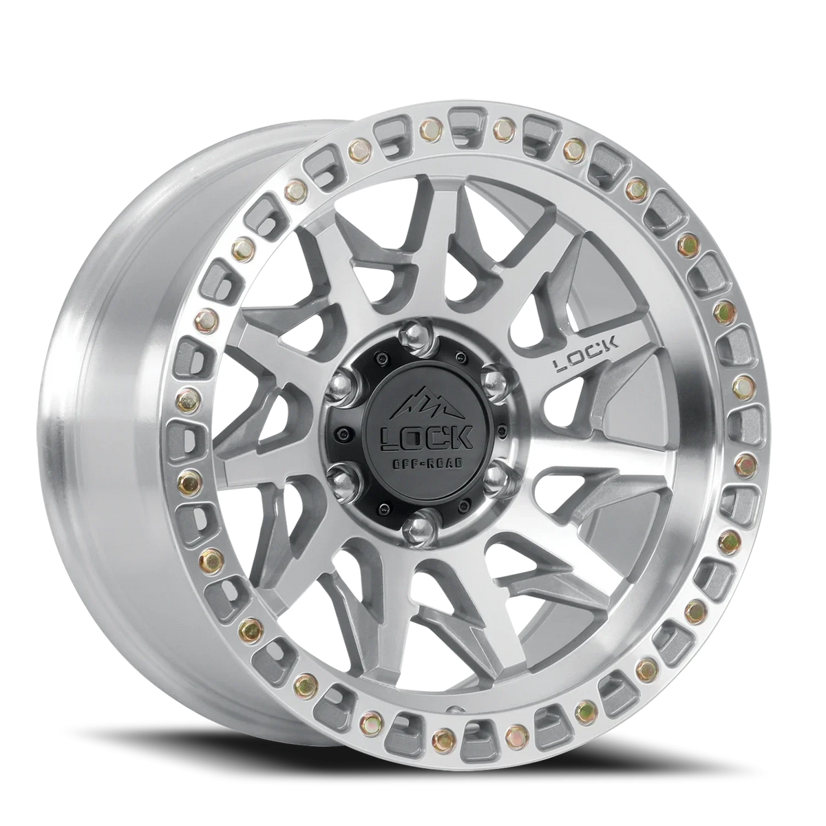 Lock Offroad Lunatic MC 17x9 +12 8x180mm 124.3mm Machined