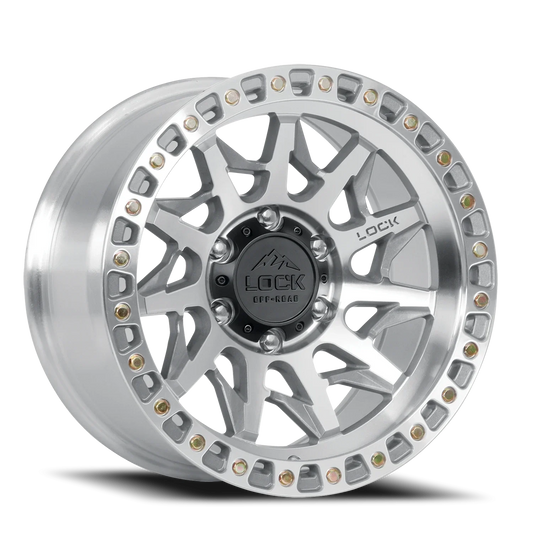 Lock Offroad Lunatic MC 17x9 +12 8x165.1mm 125.2mm Machined