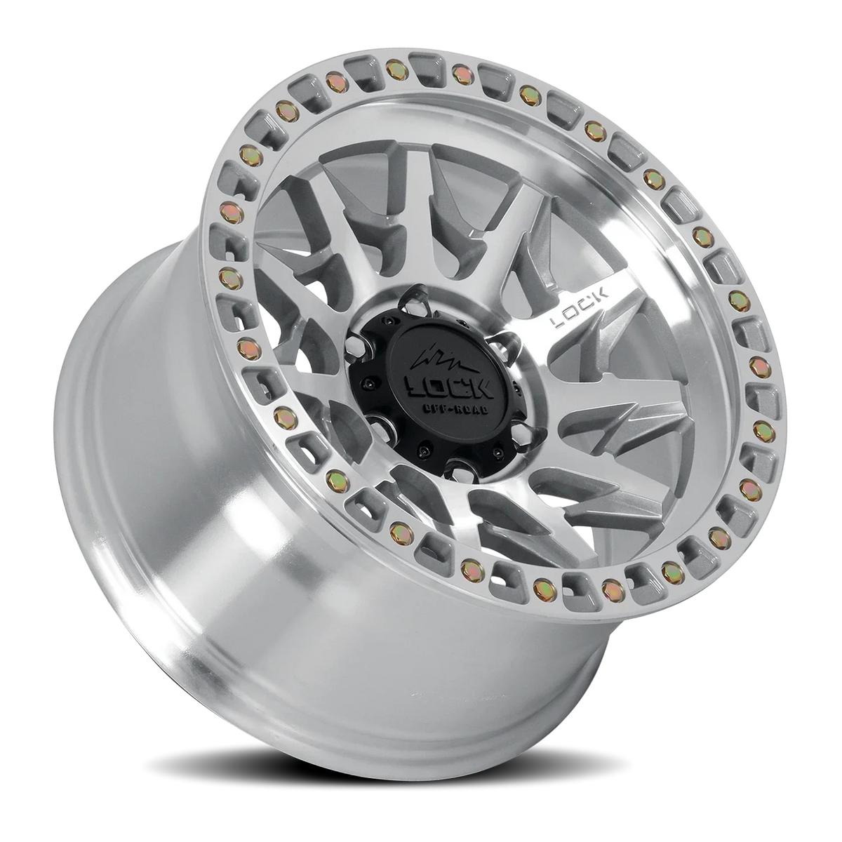 Lock Offroad Lunatic MC 17x9 +12 8x180mm 124.3mm Machined