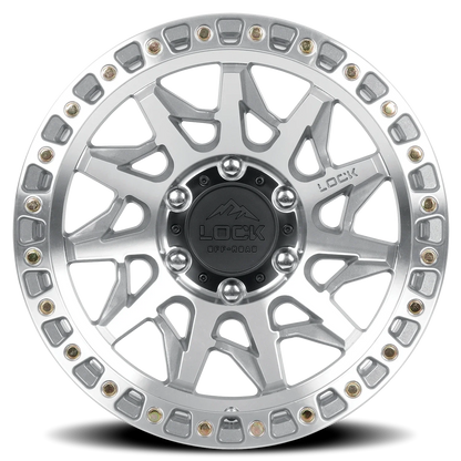 Lock Offroad Lunatic MC 17x9 +12 8x170mm 125.2mm Machined