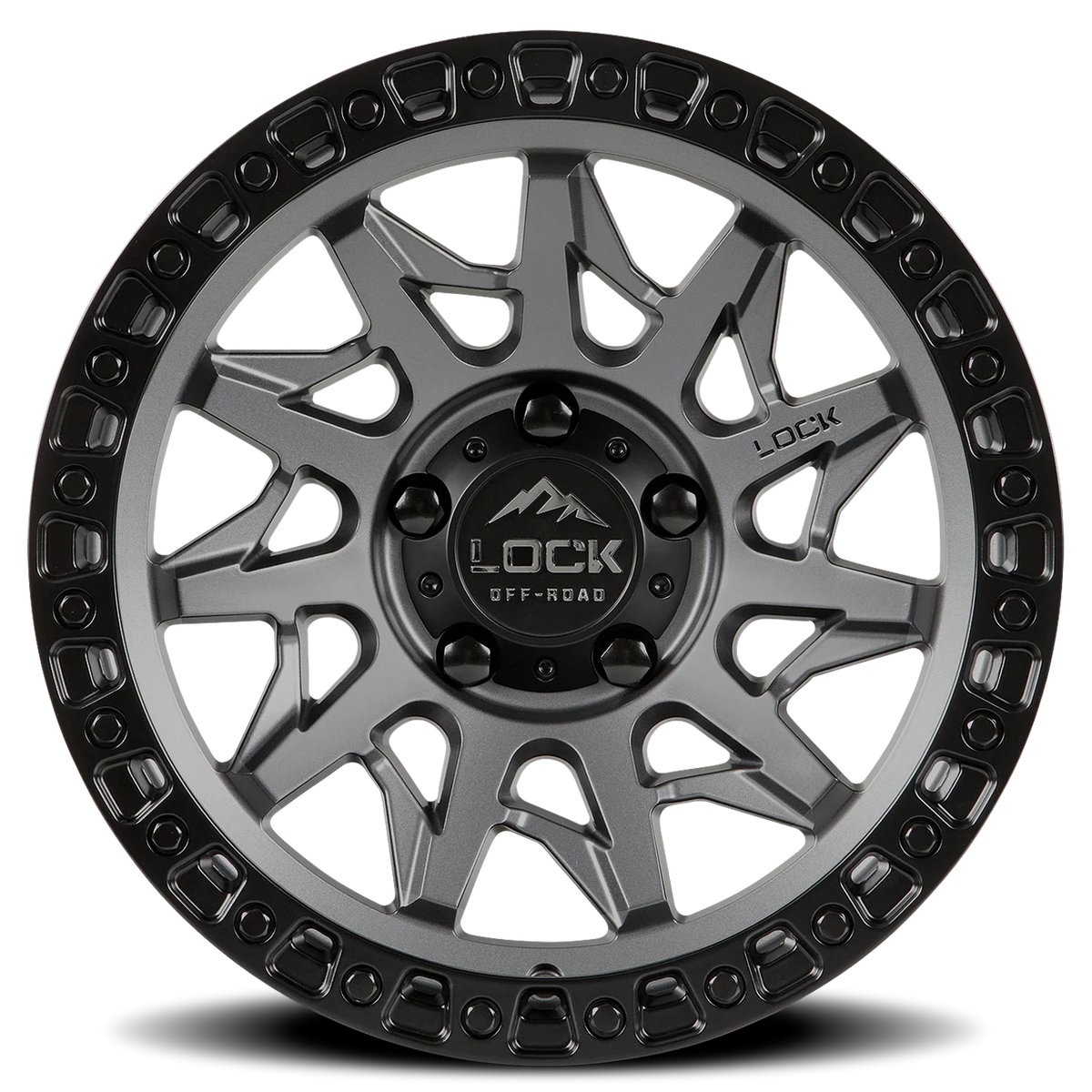 Lock Offroad Lunatic MG 17x9 +1 6x139.7mm 106.2mm Matte