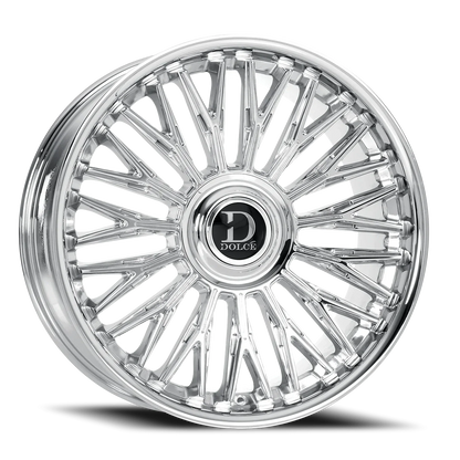 Dolce Luxury Lusso C 24x10 +25 6x135/6x139.7mm 106.2mm Chrome