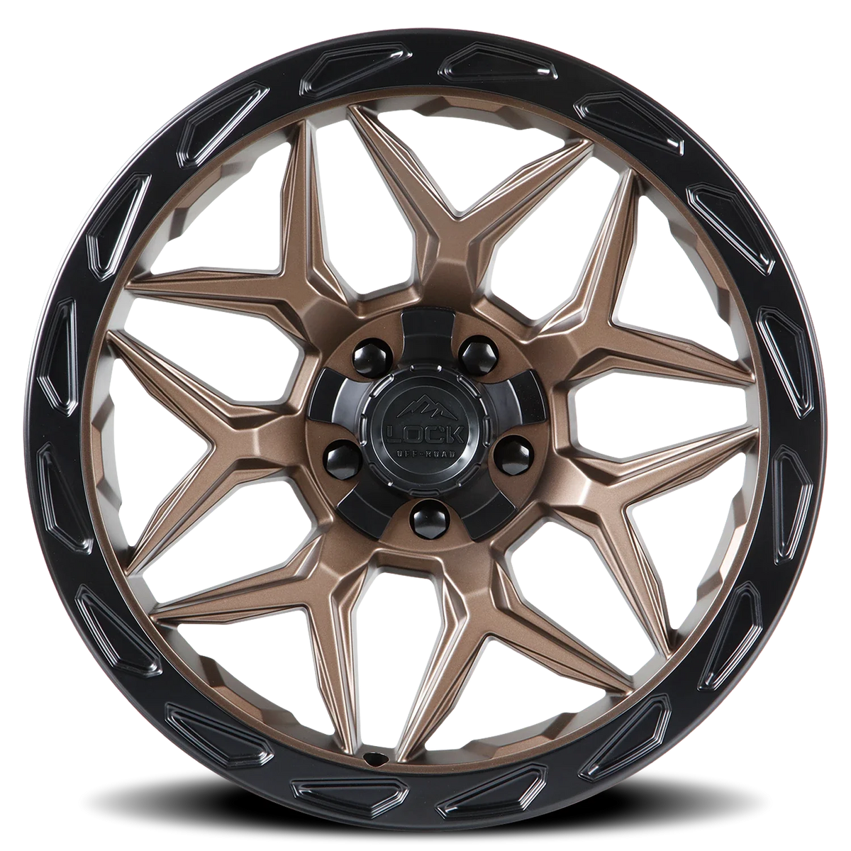 Lock Offroad Matrix BRZ 22x10 -18 5x127/5x139.7mm 87.1mm Matte