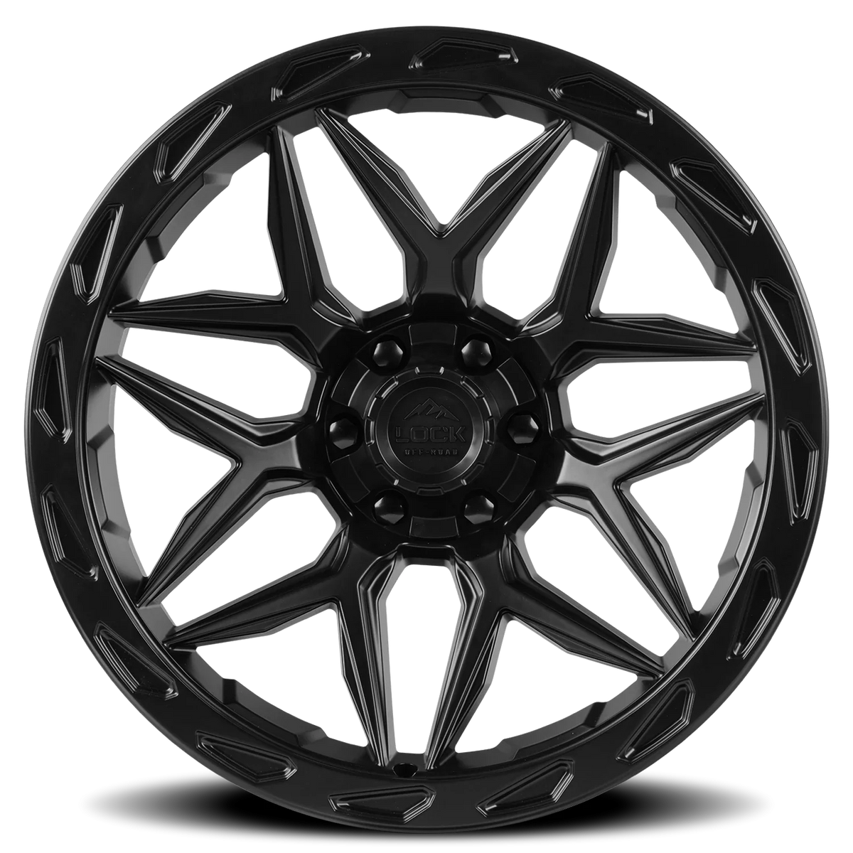Lock Offroad Matrix MB 22x10 -18 8x180mm 124.3mm Matte