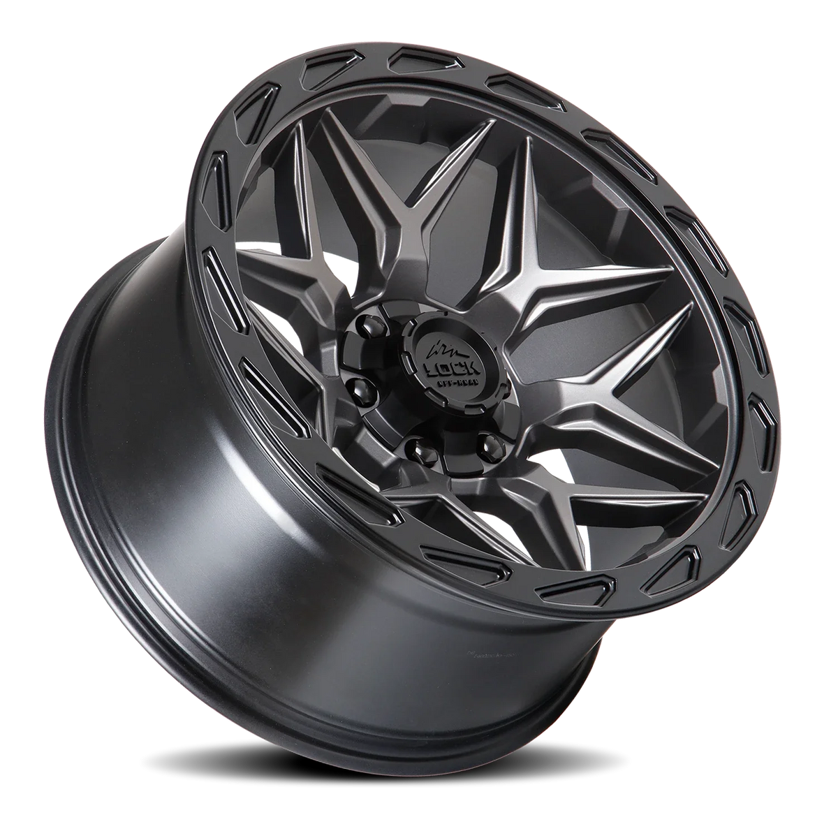 Lock Offroad Matrix MG 17x9 -12 6x135/6x139.7mm 106.2mm Matte