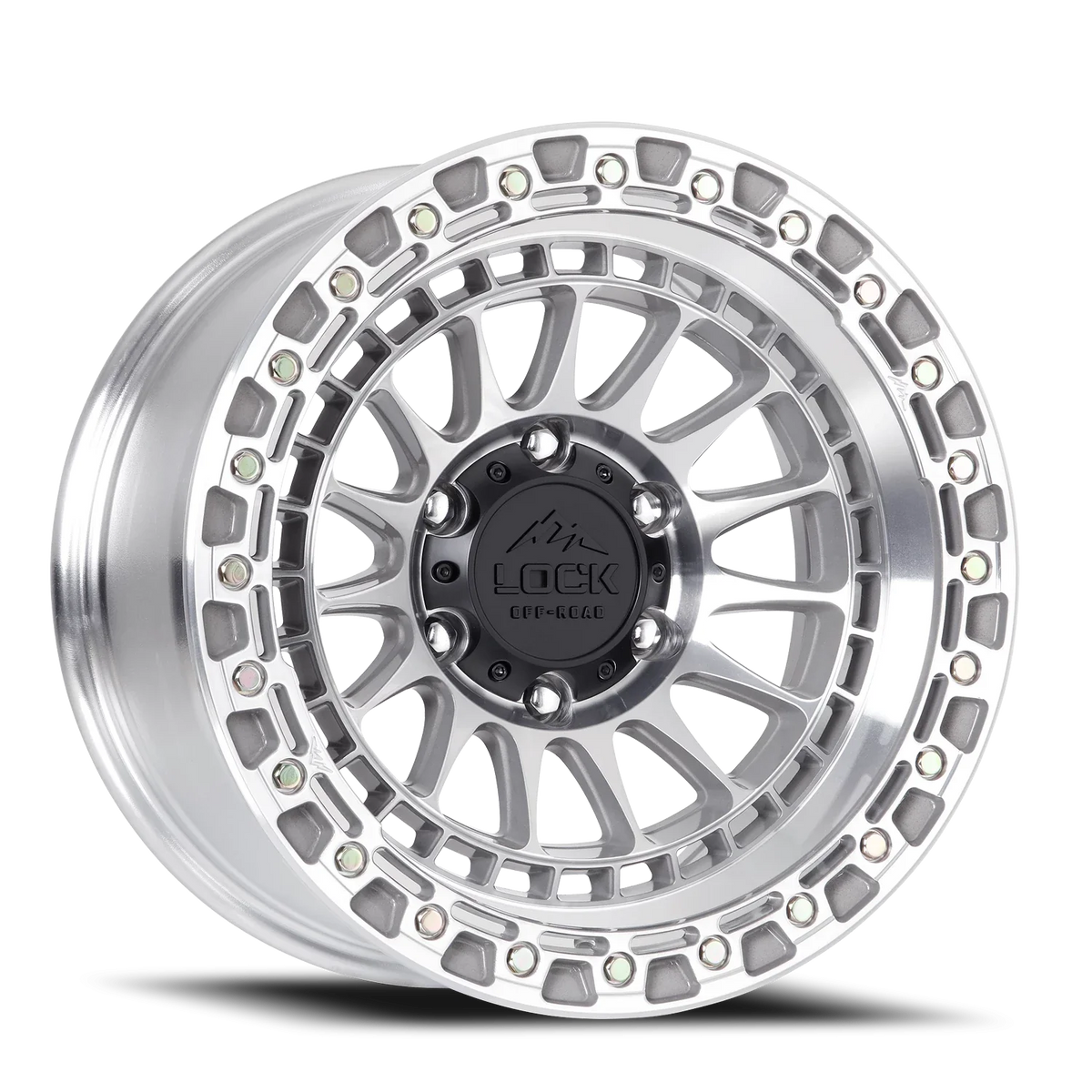 Lock Offroad Mojave MC 17x9 +12 8x180mm 124.3mm Machined