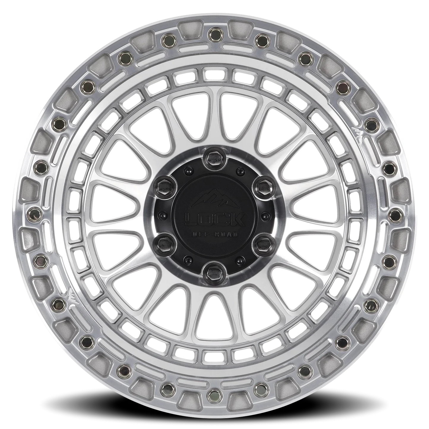 Lock Offroad Mojave MC 17x9 +12 8x165.1mm 125.2mm Machined
