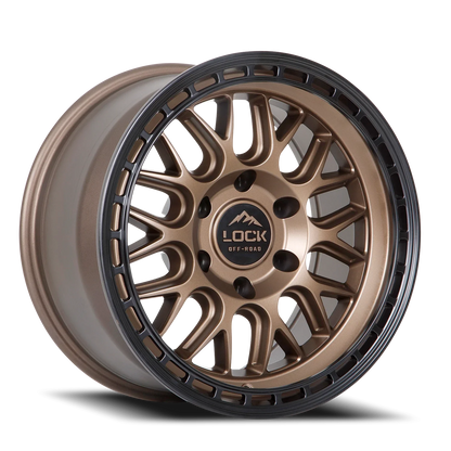 Lock Offroad Onyx BRZ 17x9 +1 6x139.7mm 106.2mm Matte