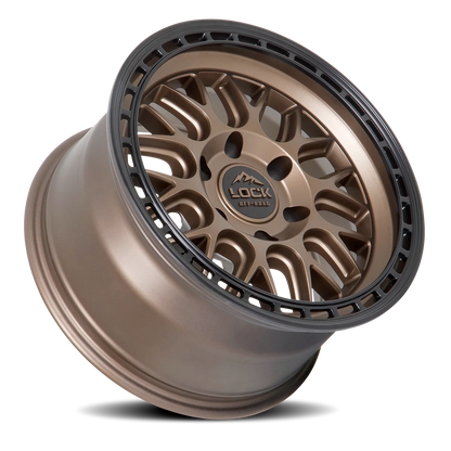 Lock Offroad Onyx BRZ 17x9 -12 6x139.7mm 106.2mm Matte