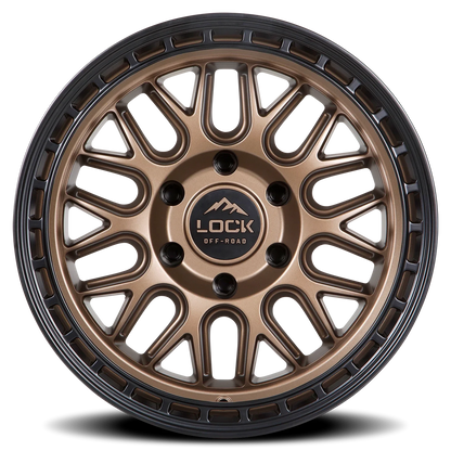 Lock Offroad Onyx BRZ 17x9 +1 6x139.7mm 106.2mm Matte