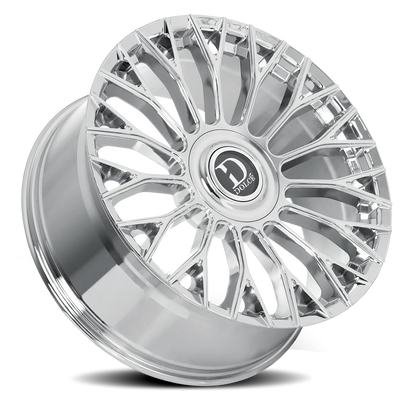 Dolce Luxury Roma C 24x10 +35 6x135/6x139.7mm 106.2mm Chrome