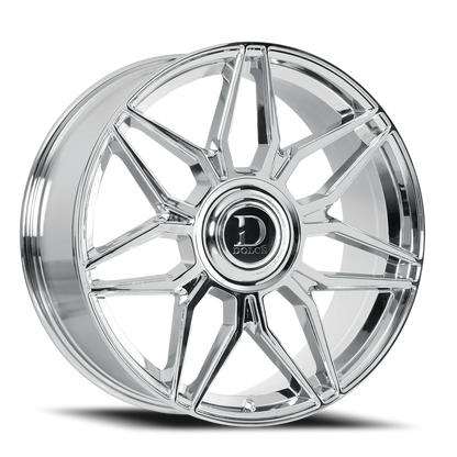 Dolce Luxury Verona C 24x10 +25 6x135/6x139.7mm 106.2mm Chrome